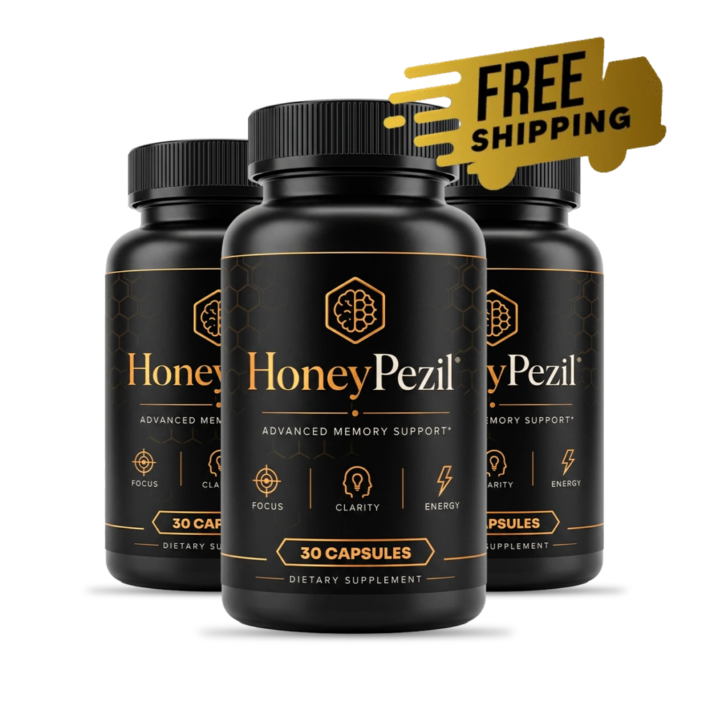HoneyPezil 3 bottle pack – 90 day supply at $69 per bottle